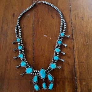 Vintage Squash Blossom Necklace